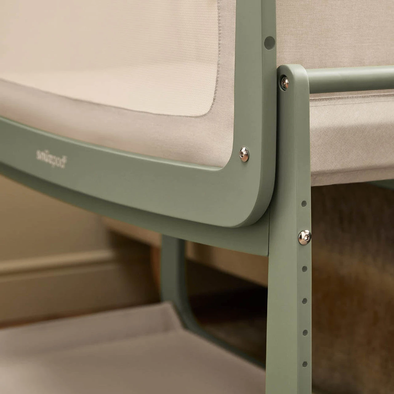 SnuzPod5 Bedside Crib | Sage 10 SnuzPod5 Bedside Crib | Sage - Image 8