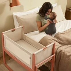 SnuzPod5 Bedside Crib | Terrcotta -Beautiful Bambino snuzpod 5 bedside crib terracotta 5 85675