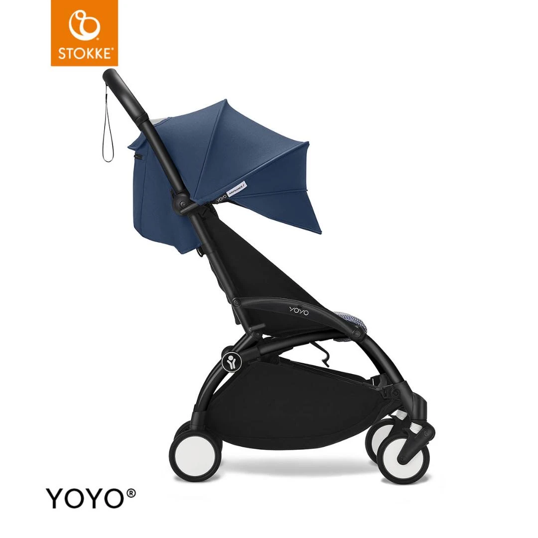 Stokke YOYO³ Stroller From Newborn To Toddler | Air France Blue 14 Stokke YOYO³ Stroller From Newborn To Toddler | Air France Blue - Image 12