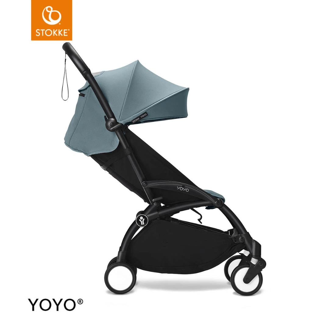 Stokke YOYO³ Stroller From 6 Months | Aqua 8 Stokke YOYO³ Stroller From 6 Months | Aqua - Image 6
