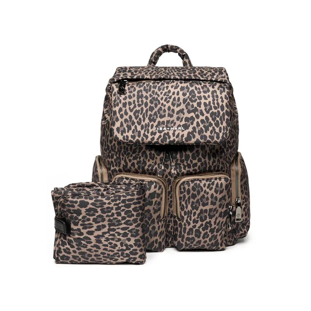 Tiba + Marl Alto Changing Backpack | Tonal Brown Leopard 6 Tiba + Marl Alto Changing Backpack | Tonal Brown Leopard - Image 4