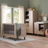 Tutti Bambini Como 3 Piece Room Set - Distressed Oak/Slate Grey -Beautiful Bambino tutt bambini como 3 piece disstressed oak slate grey lifestyle