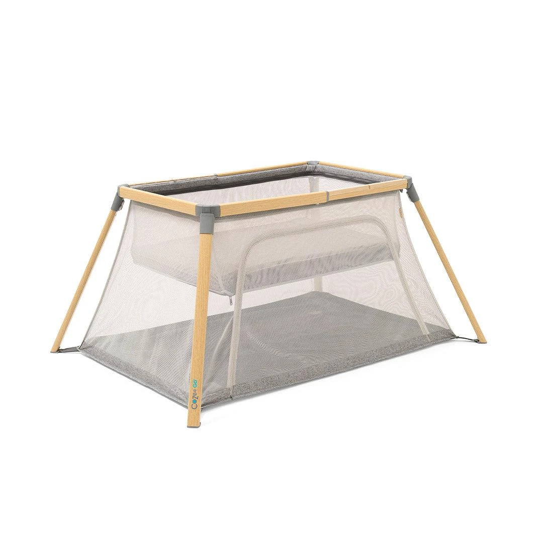 Tutti Bambini CoZee Go 3-in-1 Bassinet, Travel Cot & Playpen - Oak & Charcoal 3 Tutti Bambini CoZee Go 3-in-1 Bassinet, Travel Cot & Playpen - Oak & Charcoal