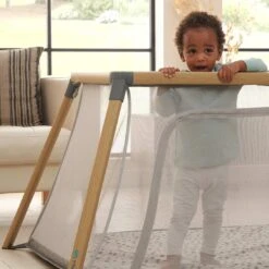 Tutti Bambini CoZee Go 3-in-1 Bassinet, Travel Cot & Playpen - Oak & Charcoal 10 Tutti Bambini CoZee Go 3-in-1 Bassinet, Travel Cot & Playpen - Oak & Charcoal -Beautiful Bambino tutti bambini cozee go oak charcoal lifestyle 4