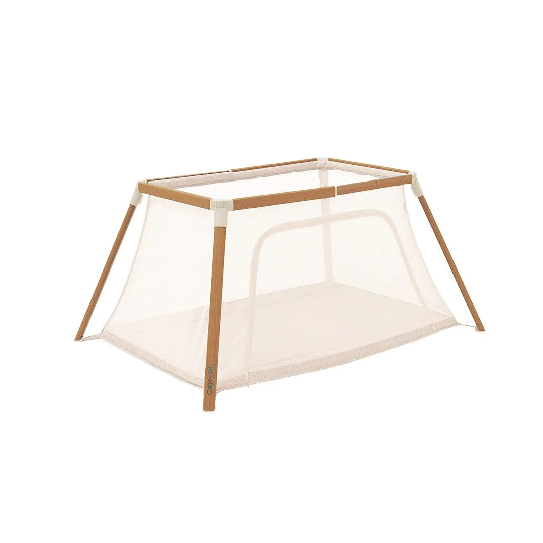 Tutti Bambini CoZee Go 3-in-1 Bassinet, Travel Cot & Playpen - Walnut & Ecru 3 Tutti Bambini CoZee Go 3-in-1 Bassinet, Travel Cot & Playpen - Walnut & Ecru