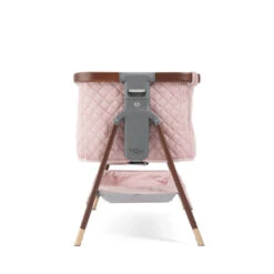 Tutti Bambini CoZee Luxe Bedside Crib - Blush Pink -Beautiful Bambino tutti bambini cozee luxe bedside crib walnut blush 5 10563