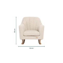 Tutti Bambini Jonah Mini Me Children's Rocking Chair | Boucle Mushroom -Beautiful Bambino tutti bambini jonah mini me childrens rocking chair boucle mushroom 15 69831