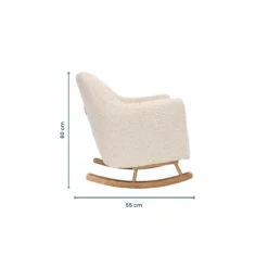 Tutti Bambini Jonah Mini Me Children's Rocking Chair | Boucle Mushroom -Beautiful Bambino tutti bambini jonah mini me childrens rocking chair boucle mushroom 16 99765
