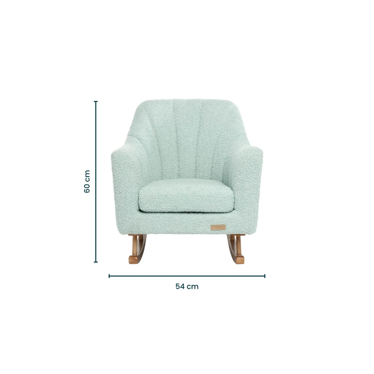 Tutti Bambini Jonah Mini Me Children's Rocking Chair | Boucle Ocean Stone 8 Tutti Bambini Jonah Mini Me Children's Rocking Chair | Boucle Ocean Stone - Image 6