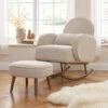 Tutti Bambini Micah Rocking Chair & Footstool - Biscuit -Beautiful Bambino tutti bambini micah rocking chair footstool boucle biscuit 1 58041