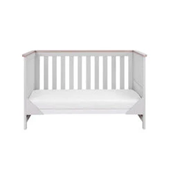 Tutti Bambini Verona 2 Piece Room Set - Dove Grey/Oak -Beautiful Bambino tutti bambini verona cot bed grey flat 5 b8e12ff9 cda5 4025 a51a d24cf3d96bf3