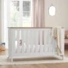 Tutti Bambini Verona Cot Bed - White/Oak -Beautiful Bambino tutti bambini verona cot bed lifestyle 3