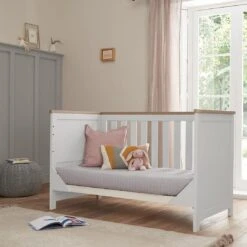 Tutti Bambini Verona 2 Piece Room Set - White/Oak 13 Tutti Bambini Verona 2 Piece Room Set - White/Oak -Beautiful Bambino tutti bambini verona cot bed lifestyle 549baa92 6392 4b8e 97cd e634a81b8a2b